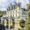 Chenonceau Castle in France Diamond Painting