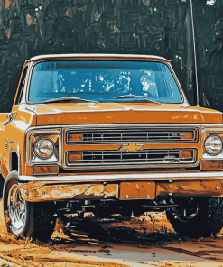 Chevy C10 Classic Truck Diamond Painting