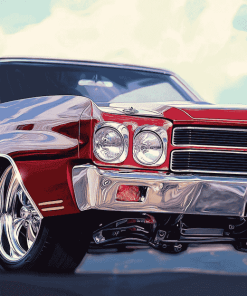 Chevy Chevelle SS Engines Diamond Painting