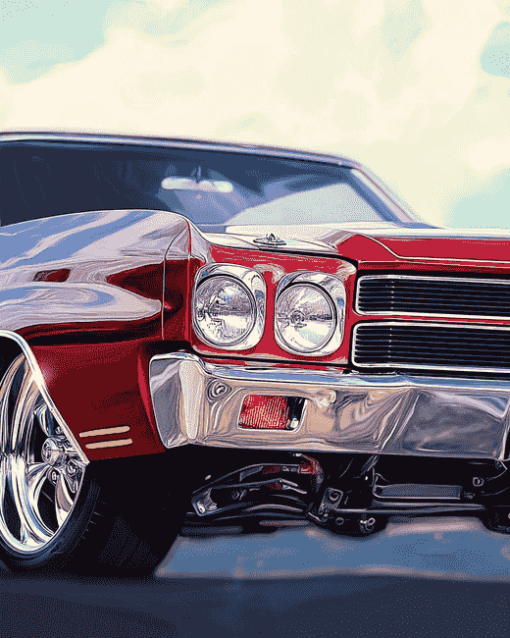 Chevy Chevelle SS Engines Diamond Painting