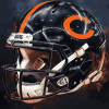 Chicago Bears Black Helmet Diamond Painting