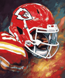 Chiefs Helmet American Football Diamond Painting