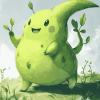 Chikorita Pokemon Diamond Painting