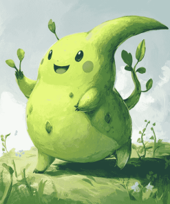 Chikorita Pokemon Diamond Painting