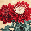 Chinese Chrysanthemums Blossoms Diamond Painting