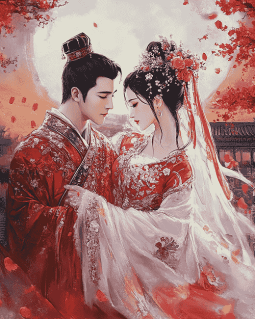 Chinese Lovers Diamond Painting