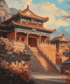 Chinese Palace and Castle Diamond Painting