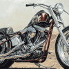 Chopper Motorbike Diamond Painting