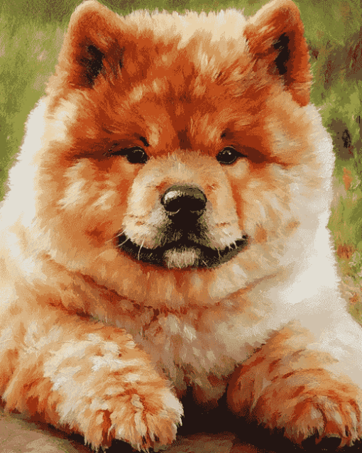 Chow Chow Dog Diamond Painting