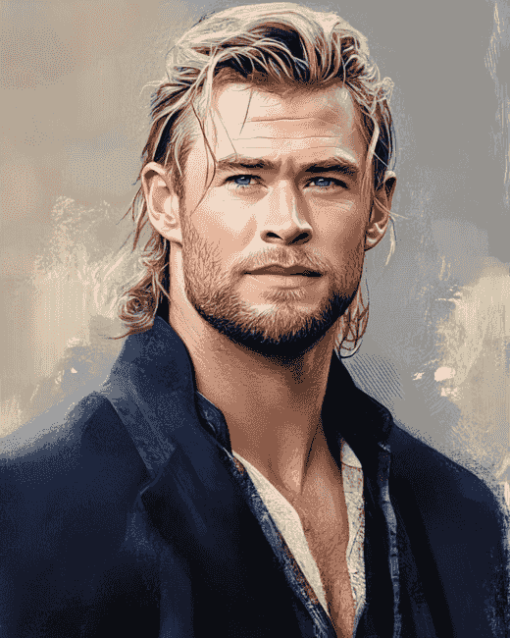 Chris Hemsworth Celebrity Diamond Painting