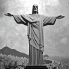 Christ The Redeemer Monochrome Diamond Painting