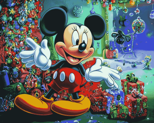 Christmas Mickey Mouse Diamond Painting