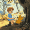 Christopher Robin Cartoon Diamond Painting