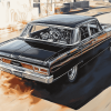 Chrysler Valiant Car Diamond Painting