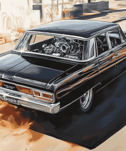 Chrysler Valiant Car Diamond Painting