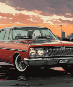 Chrysler Valiant Classic Diamond Painting