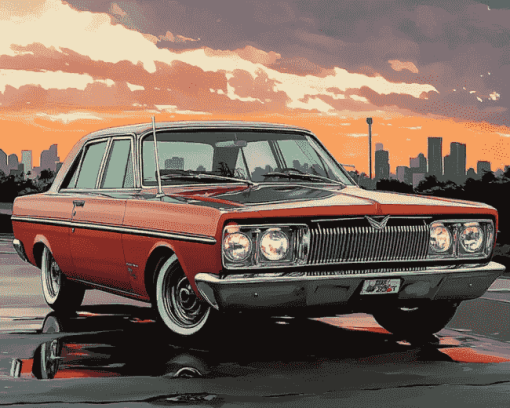 Chrysler Valiant Classic Diamond Painting