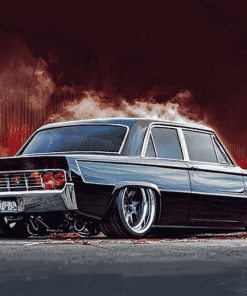 Chrysler Valiant Engine Diamond Painting