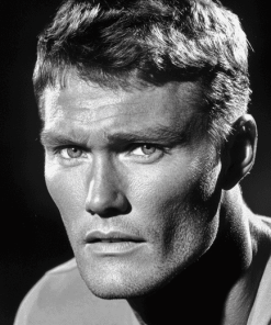 Chuck Connors Monochrome Diamond Painting