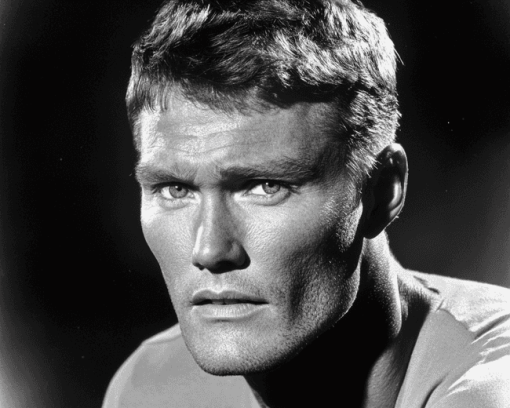 Chuck Connors Monochrome Diamond Painting