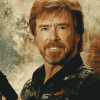 Chuck Norris Celebrity Diamond Painting