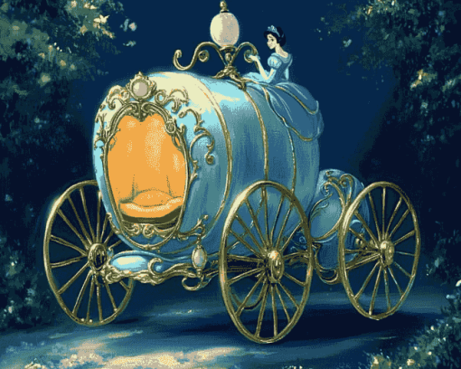 Cinderella Carriage Diamond Painting