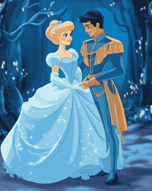 Cinderella Secret Prince Diamond Painting