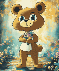 Cindy Bear Animation Diamond Painting