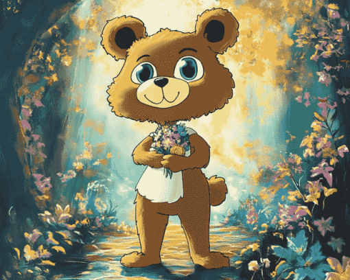 Cindy Bear Animation Diamond Painting