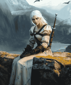 Ciri from The Witcher Diamond Painting