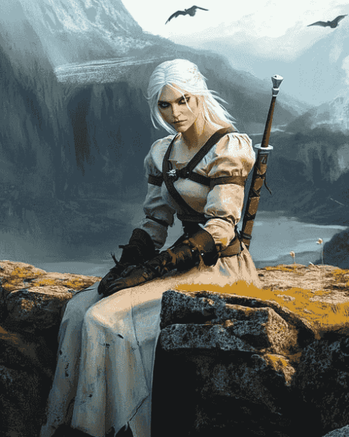 Ciri from The Witcher Diamond Painting