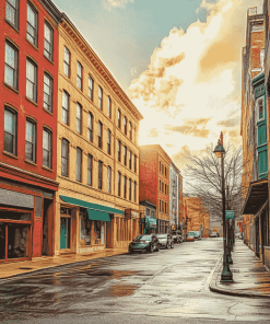 City Streets of Troy Diamond Painting