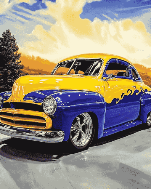 Classic 49 Ford Coupe Diamond Painting