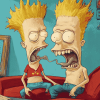 Classic Beavis And Butthead Diamond Painting