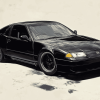 Classic Black Honda Prelude Diamond Painting