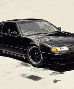 Classic Black Honda Prelude Diamond Painting