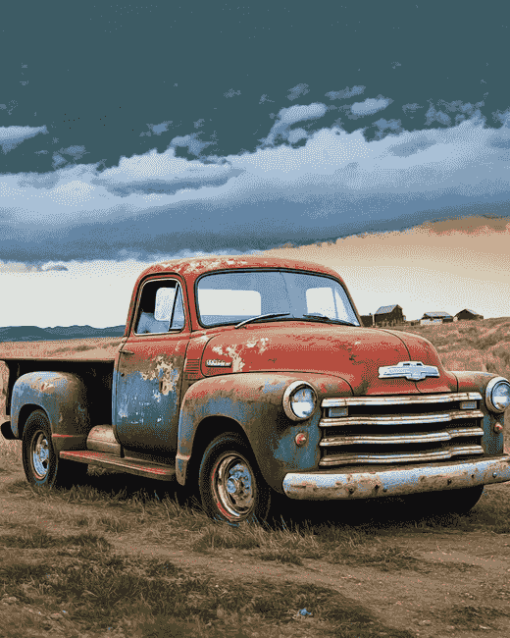 Classic Chevy Truck Diamond Painting