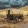 Classic Covered Wagon Diamond Painting