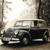 Classic Morris Minor Car Diamond Painting