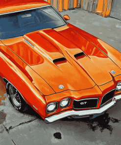 Classic Pontiac 1970 GTO Diamond Painting