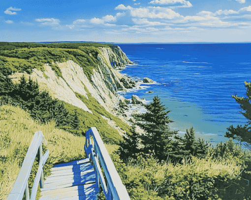 Cliffs of Block Island Diamond Painting