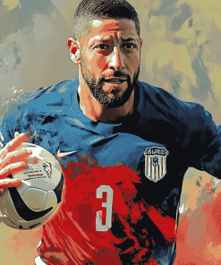 Clint Dempsey Soccer Legend Diamond Painting