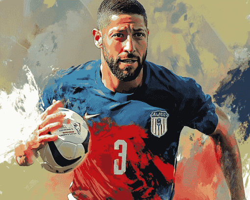 Clint Dempsey Soccer Legend Diamond Painting