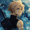 Cloud Strife Anime Diamond Painting