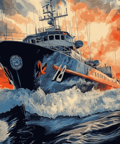 Coast Guard Seascapes Diamond Painting