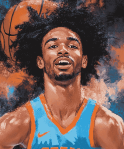 Coby White Basketball Diamond Painting