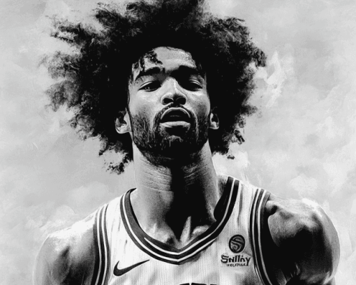 Coby White Basketball Icon Diamond Painting