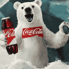 Coca Cola Polar Bear Diamond Painting