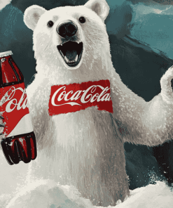 Coca Cola Polar Bear Diamond Painting