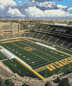 Colorado Buffaloes Stadium Landscape Diamond Painting